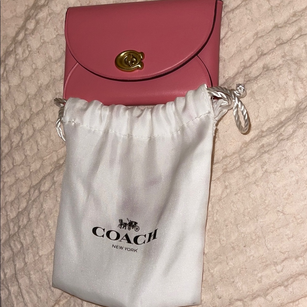 Coach Pink Leather Women's Bag